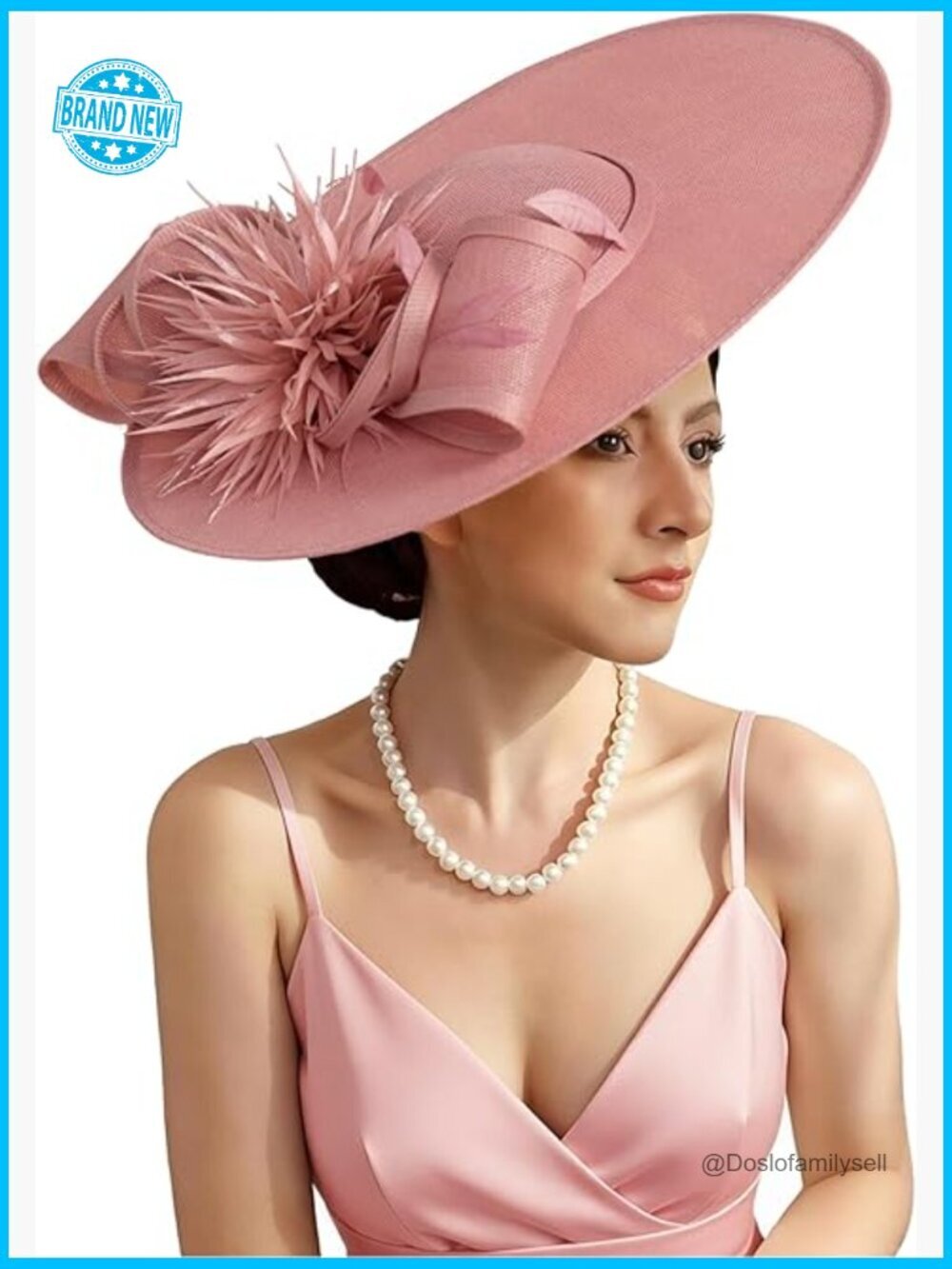 Elegant Flower Mesh Feathers Fascinator Hat Derby Wedding Bride Headband Party